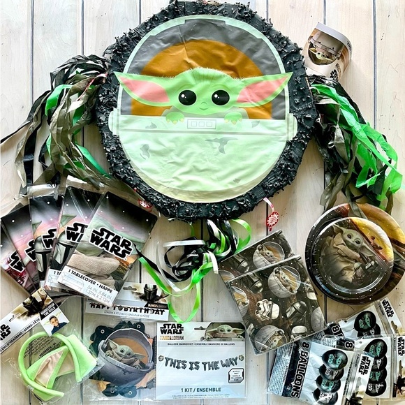 Star Wars Other - 89pc Pinata Party Pack Star Wars Mandalorian Baby Yoda - birthday